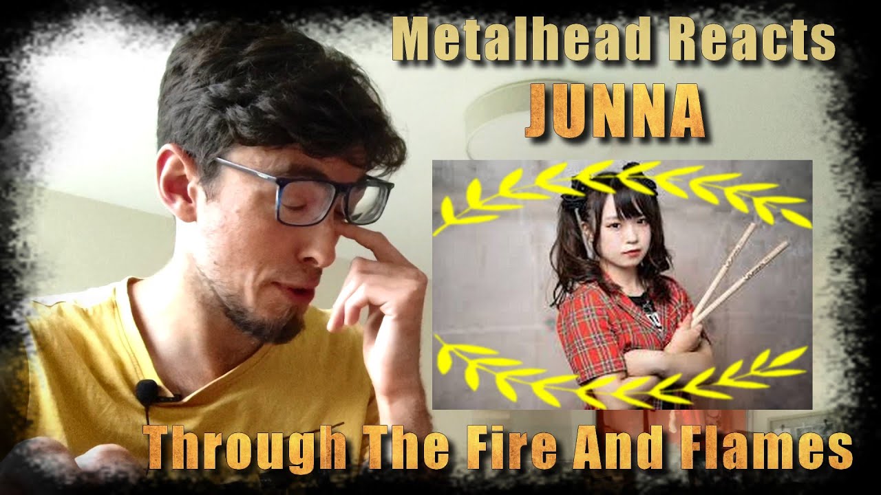 Реакция барабанщика на песню JUNNA — Through The Fire And Flames группы Dragonforce