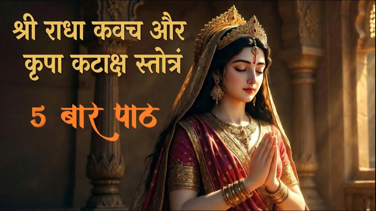 Shri Radha Kavach & Radha Kripa Kataksha Stotram | Powerful Radha Rani Mantras