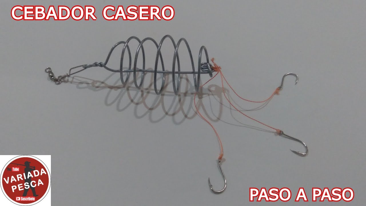 Cebador casero para pescar con masa, trampa coreana. VARIADA PESCA
