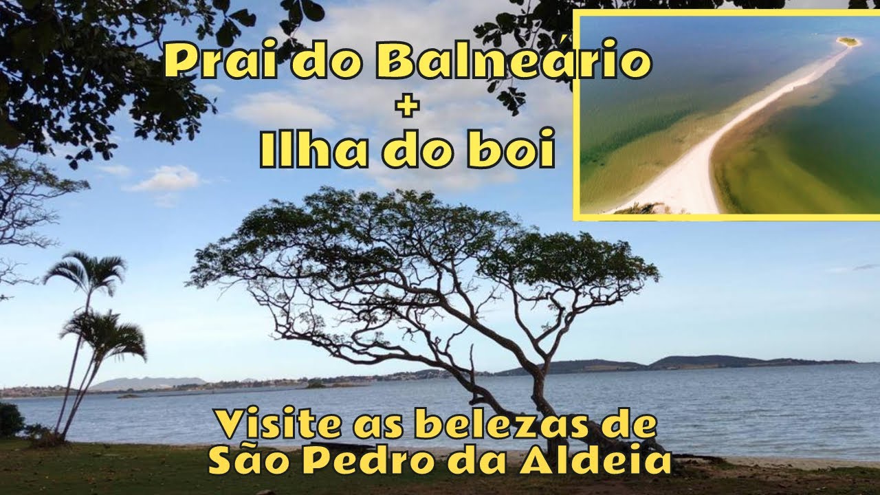Praia de Balneário + Ilha do boi. Exploramos estes dois pontos turísticos de São Pedro da Aldeia.
