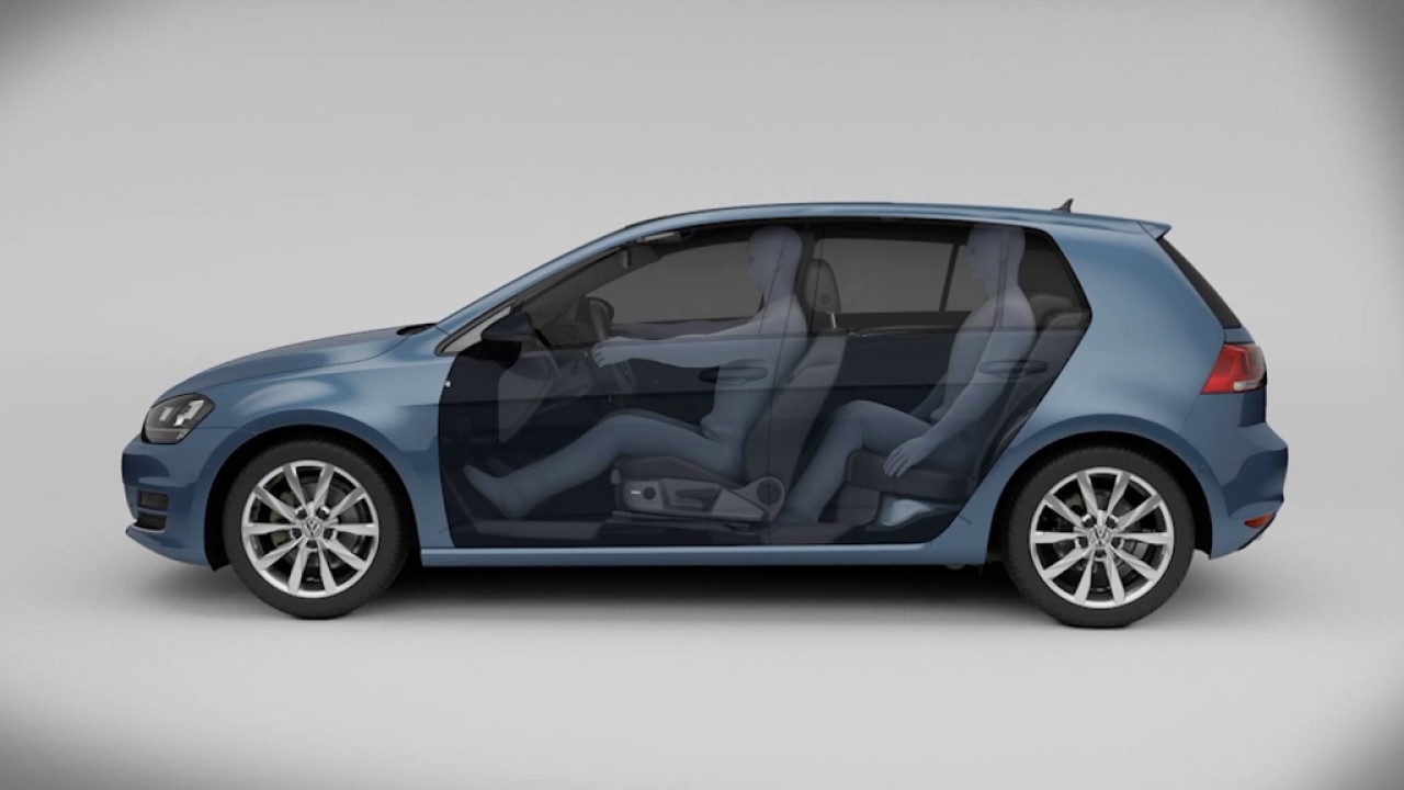 VW Golf 7 - Animation Modularer Querbaukasten MQB (2013)