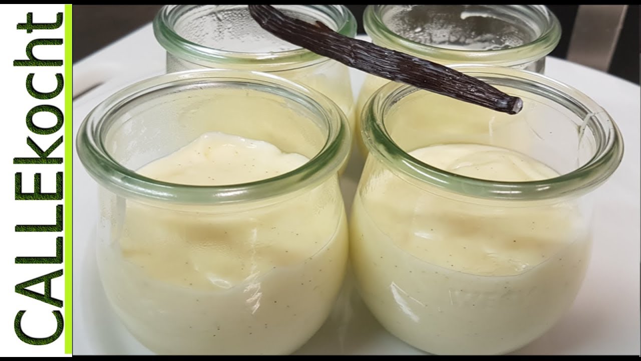 Echter Vanillepudding ohne Tüte viel besser selber machen. Rezept