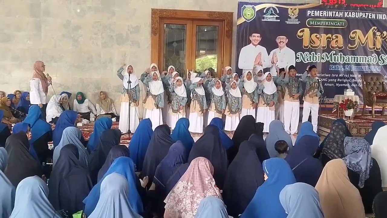 surah Al-qolam dengan metode kauny (ayat 1-15) di masjid agung Indramayu 