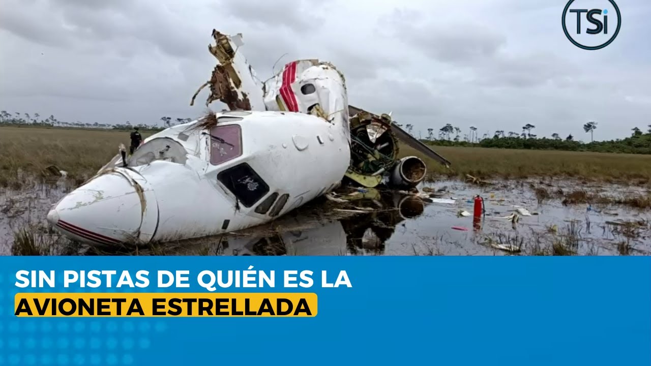 Sin pistas de quién es la avioneta estrellada