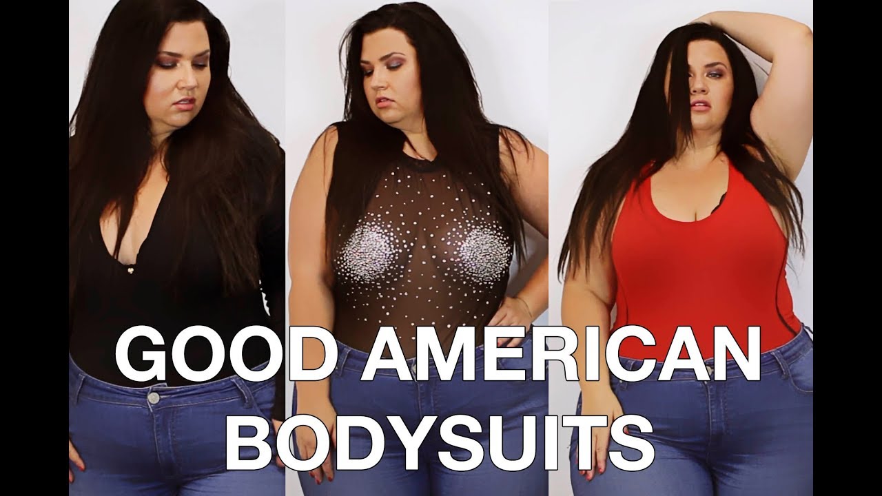 PLUS SIZE FASHION TRY ON HAUL | GOOD AMERICAN BODYSUITS | Shopping Tips & MORE | Sometimes Glam