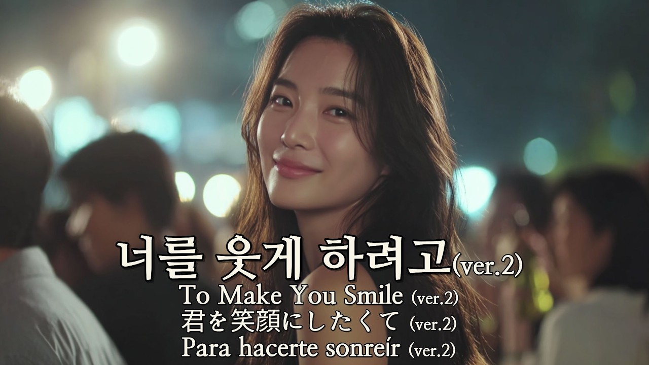 너를 웃게 하려고 (ver.2)(To Make You Smile ver.2 / 君を笑顔にしたくて ver.2)Emotional Korean Ballad