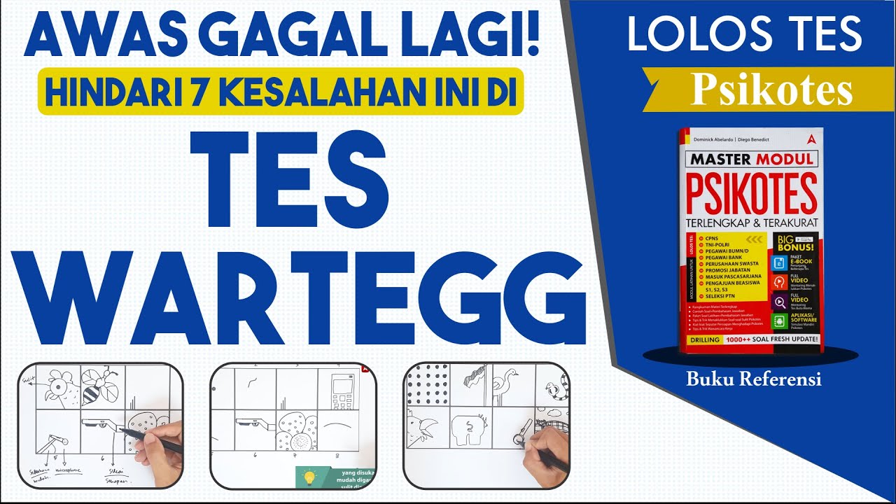 Berikut 7 Kesalahan yang Bikin GAGAL LOLOS Tes WARTEGG | Psikotes