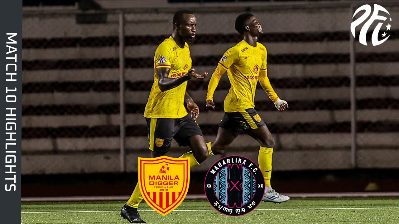 MANILA DIGGER FC VS MAHARLIKA FC || Match Highlights | PFL 2025-2026 | M10