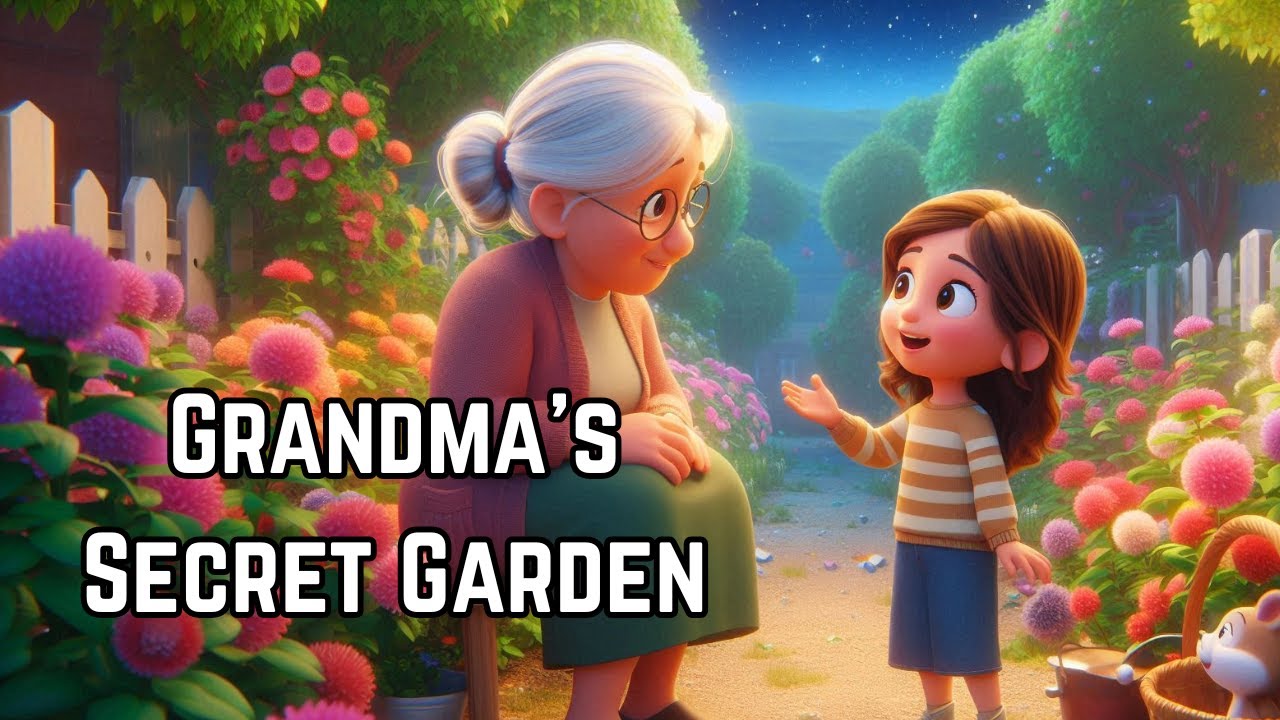 Grandma's Secret Garden | English Story for Kids | Life Lesson | Bedtime Storytelling | Kids Story