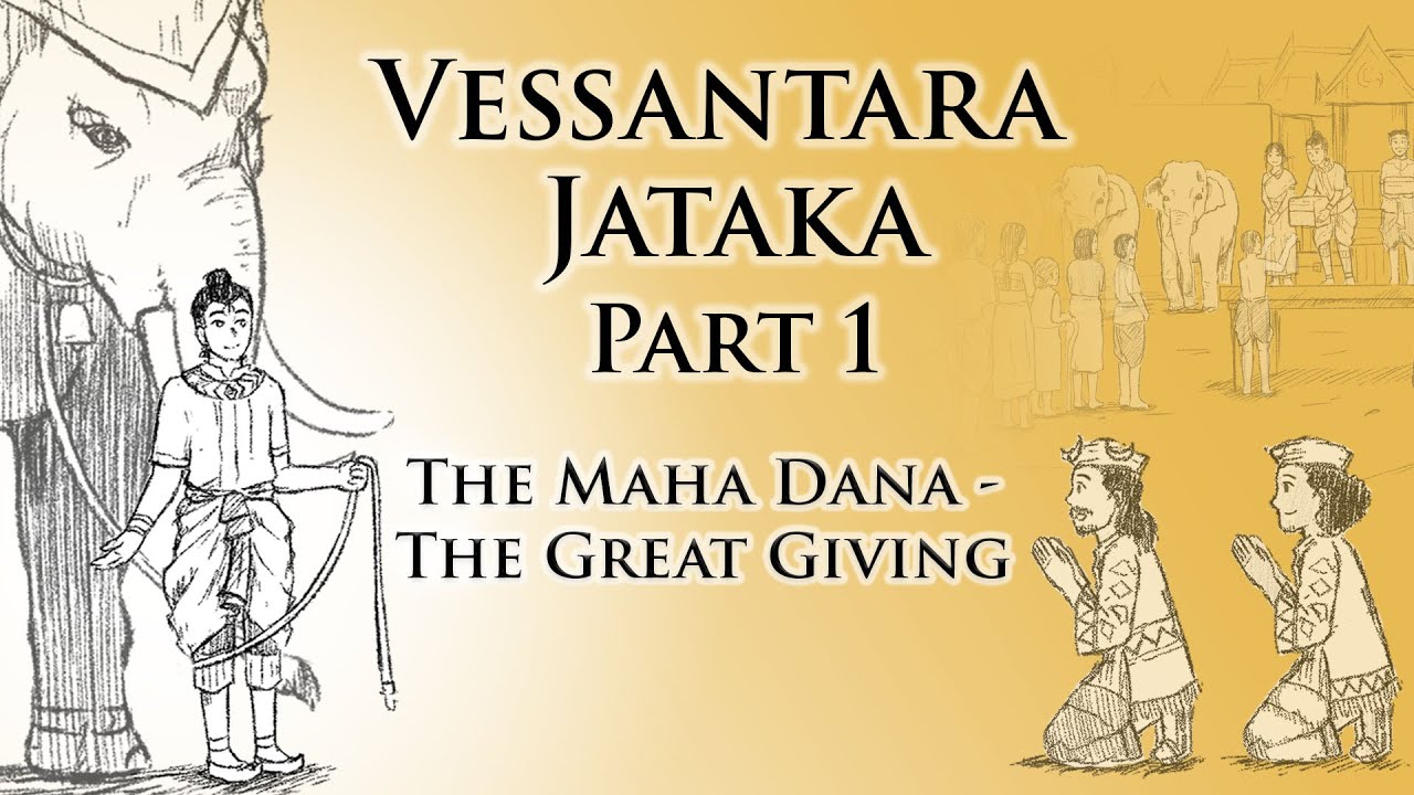 The Maha Dana - The Great Giving | Vessantara Jataka (Part 1) | Animated Buddhist Stories