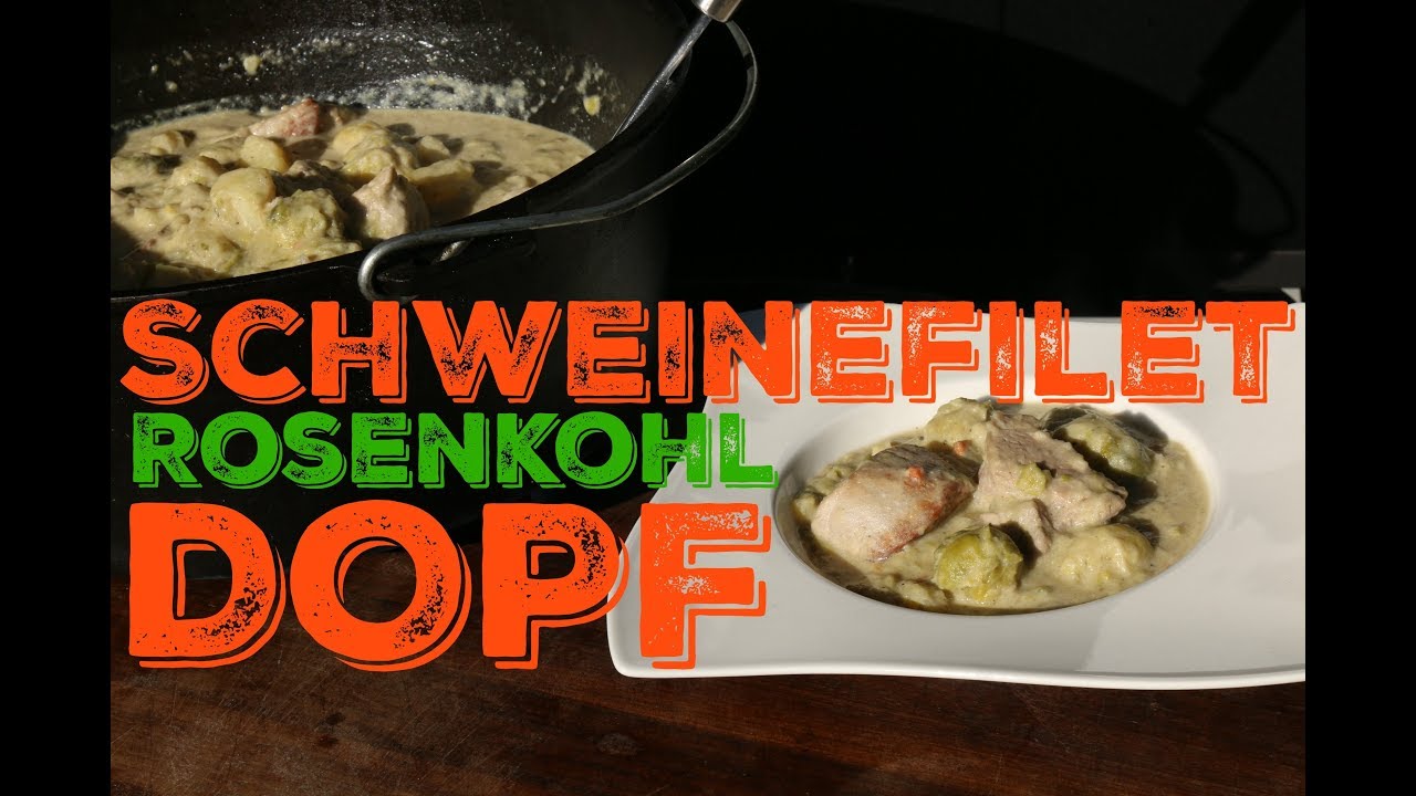 Schweinefilet-Rosenkohl Ein