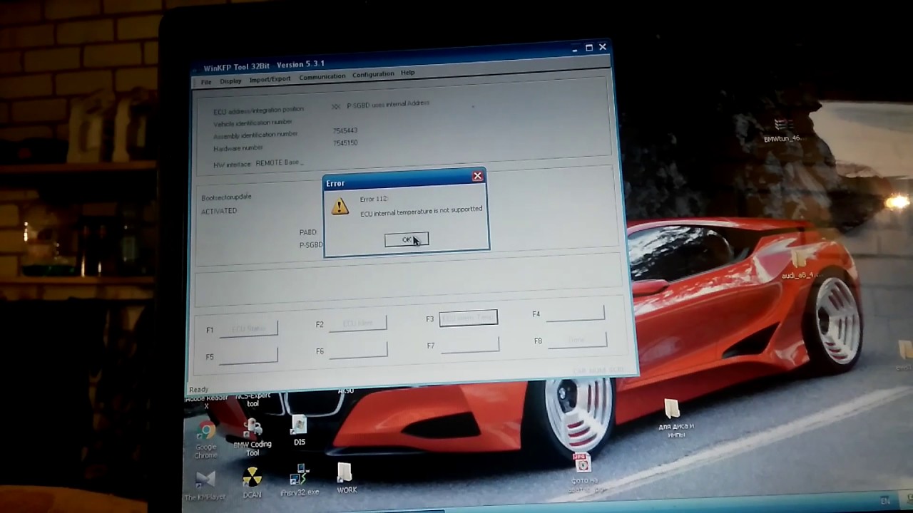 BMW E39 M54 прошиваем на ЕВРО 0, WINKFP