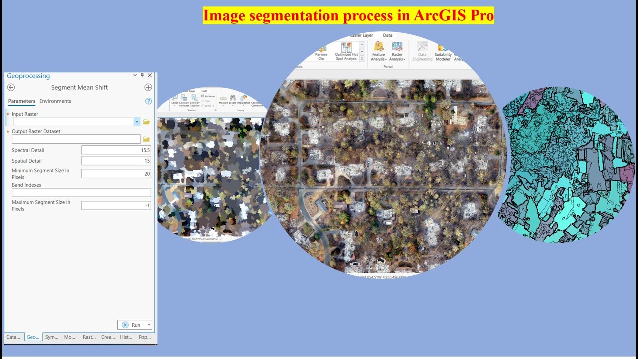 Image segmentation process in ArcGIS Pro