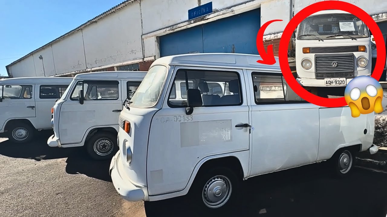 LEILÃO DE KOMBI MUITO NOVA A PARTIR DE 5 MIL *só relíquias*