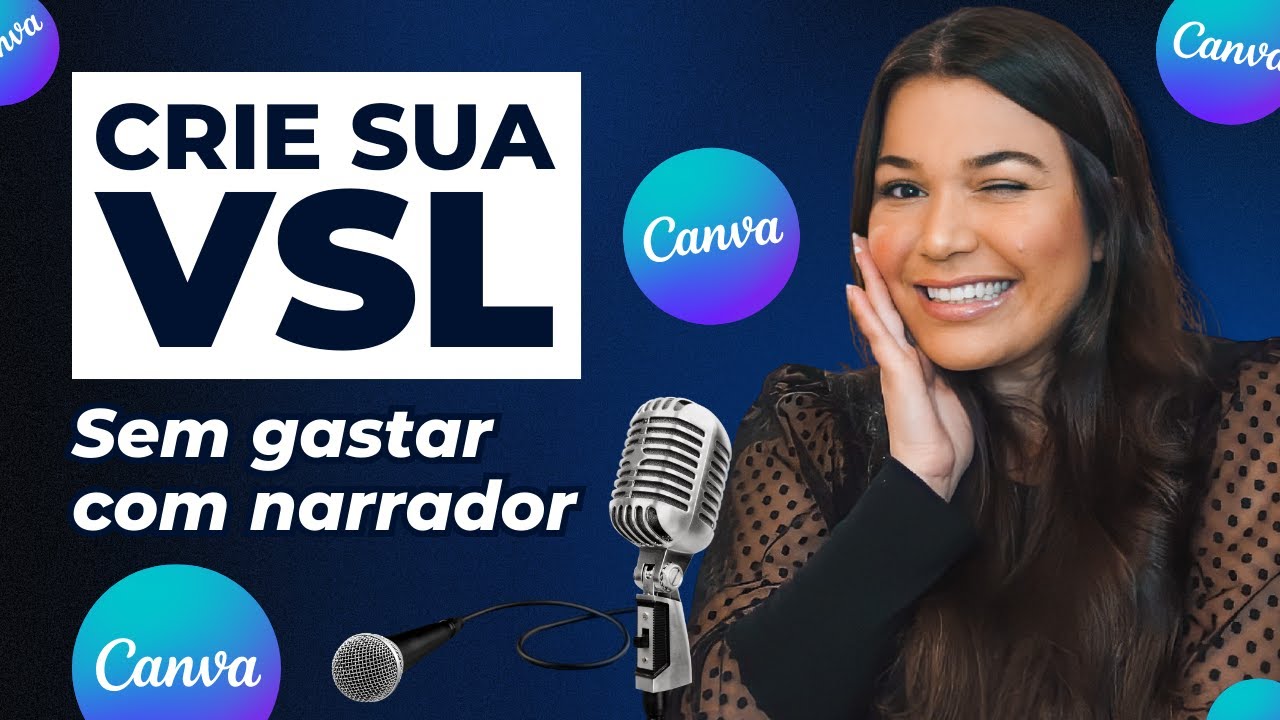 VSL NO CANVA SEM APARECER E SEM PAGAR UM NARRADOR [2023]