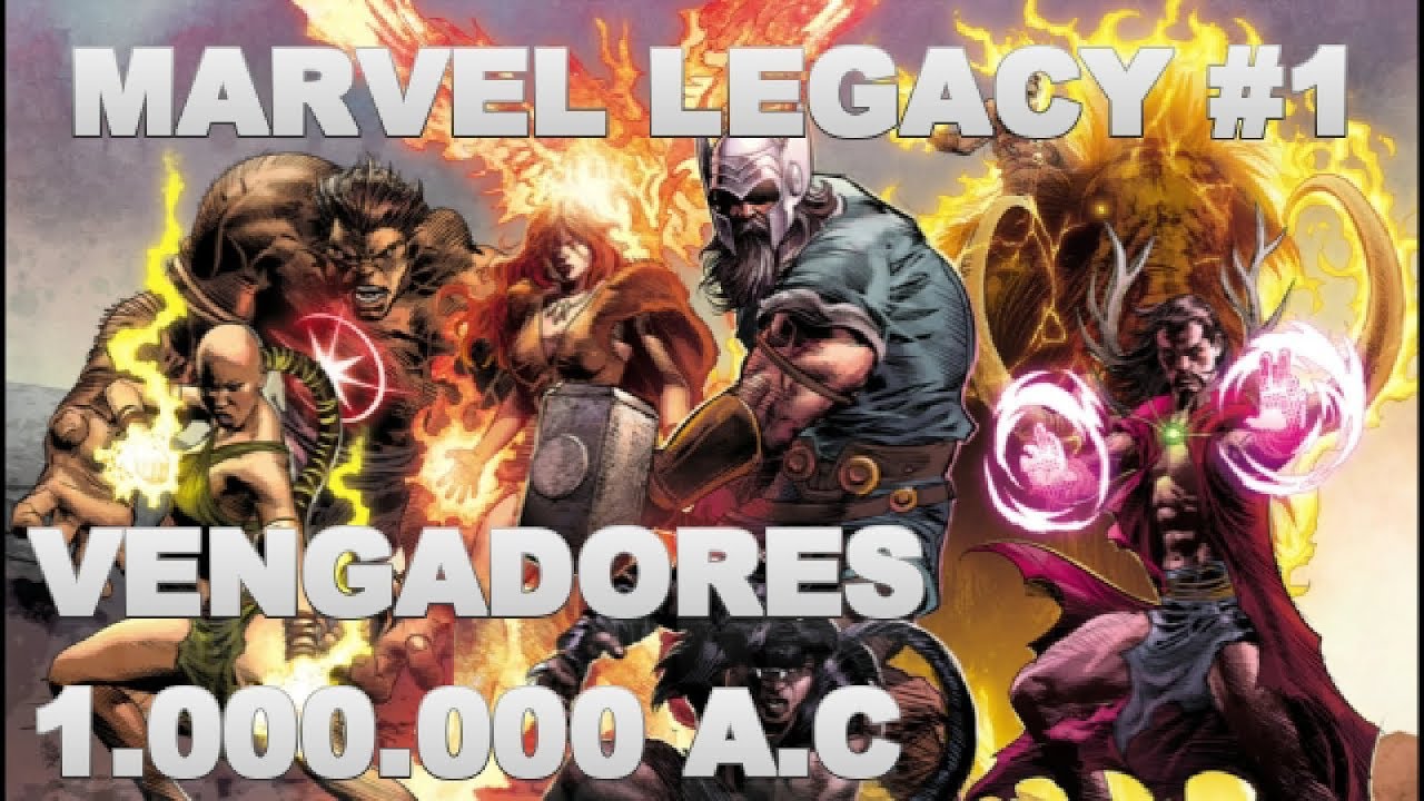 los vengadores de la edad de piedra - MARVEL LEGACY 1 - zaaap