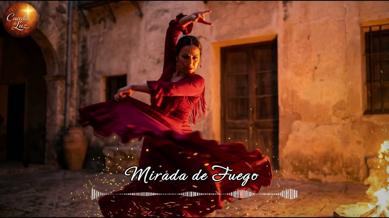 Mirada de Fuego | Flamenco Rumba | Cuerdas de Luz