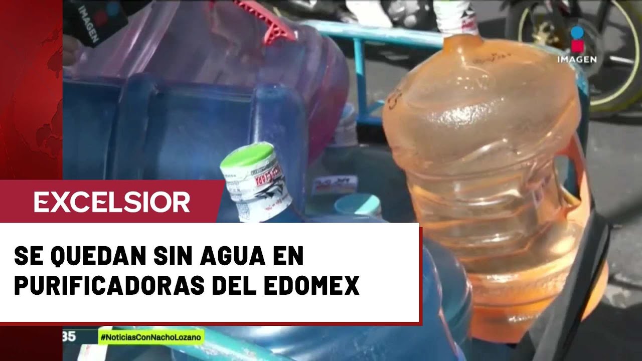 Continúa la escasez de agua en purificadoras de Nezahualcóyotl, Edomex