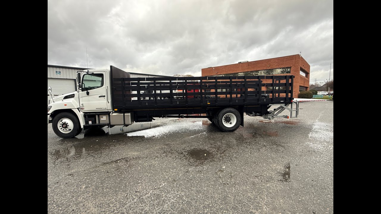 2026 Hino L6 24' Flatbed delivery truck for immediate sale  @tmitruckequipment .