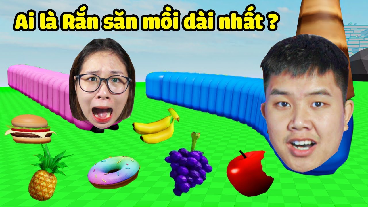 Ai là rắn ăn mồi dài nhất chiến thắng tất cả mọi người giữa bqThanh & Ốc ?