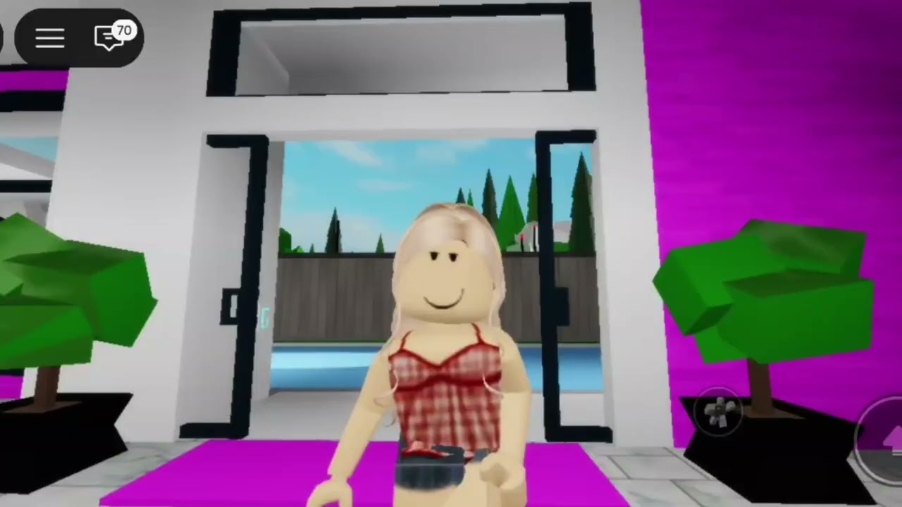 A menina Estava com inveja da piscina da amiga#historinhabrookhaven participação:Emannuely 