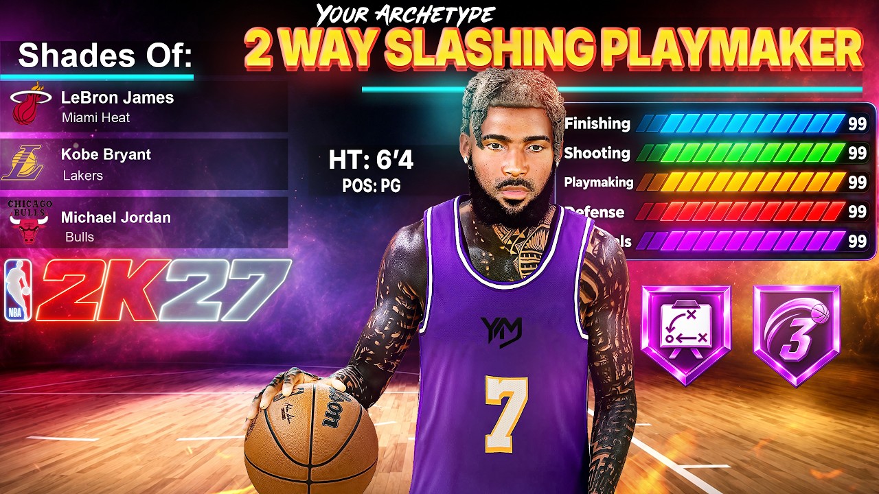Этот билд 6'4 DEMI GUARD не имеет СЛАБЫХ СТОРОН в NBA 2K27! ЛУЧШИЙ универсальный билд защитника