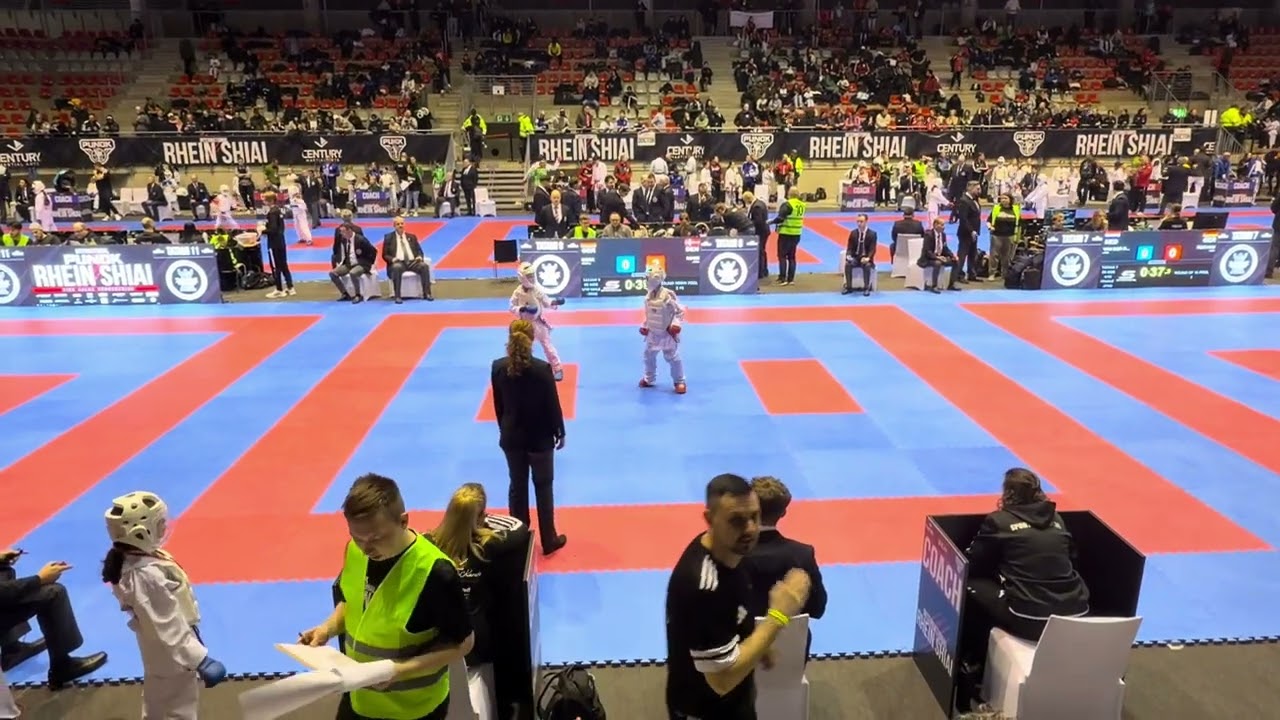 Rhein Shiai 10/1 2026, U10 drenge -30kg, 2. gruppekamp (rød): 3-0