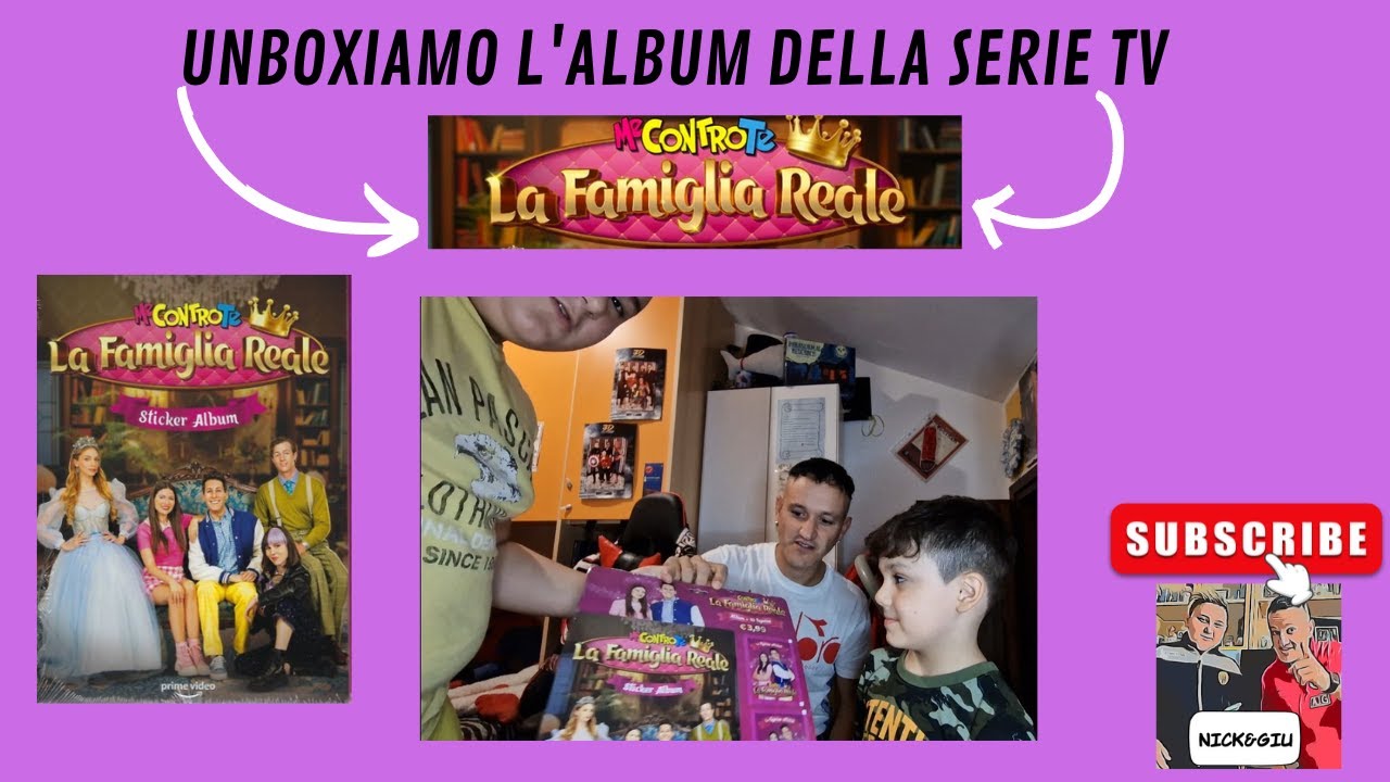 Me contro Te La famiglia reale l'album di figurine ufficiale - Unboxing