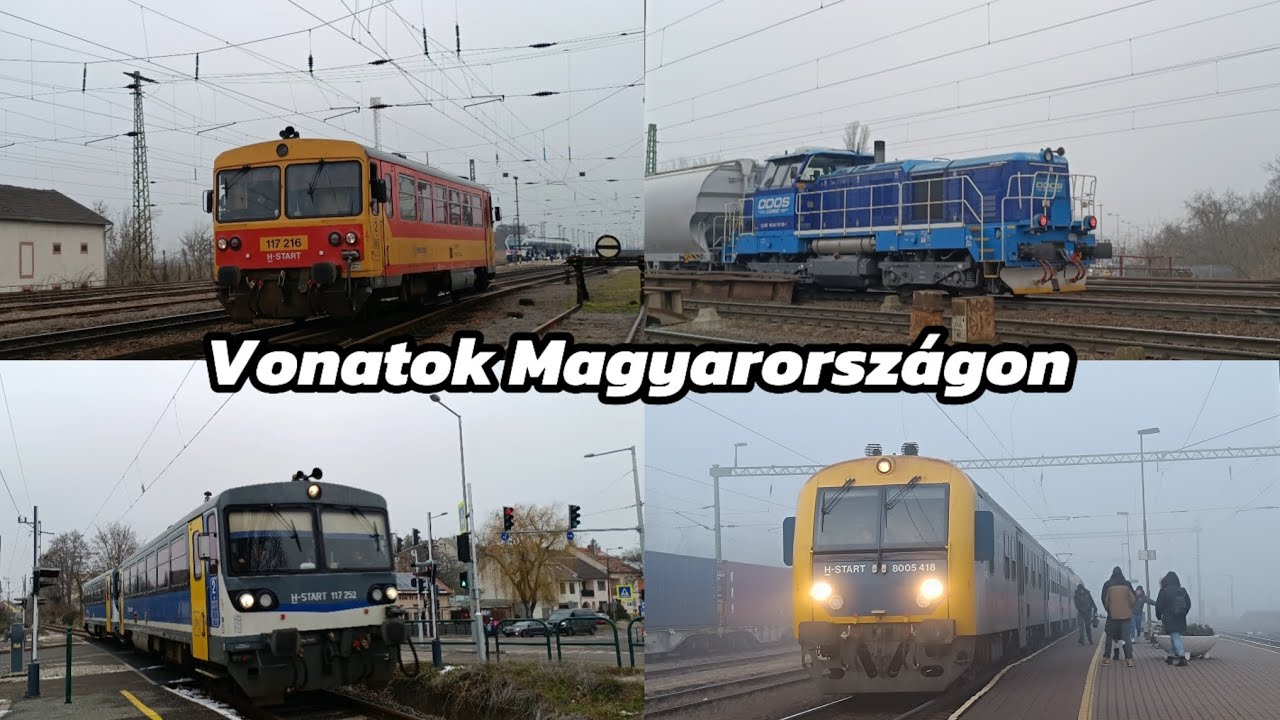 Vonatok Magyarországon / Trains in Hungary 2025 [4K, Ultra HD]