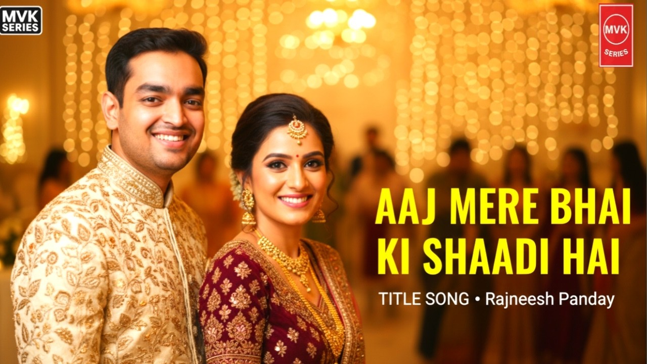 Aaj Mere Bhai Ki Shaadi Hai |Rajneesh Panday |Official Wedding Song 2025 |MVK Series|New Shaadi Song