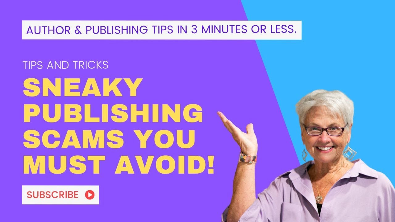 Sneaky Publishing Scams You MUST Avoid! #bookpublishing #author