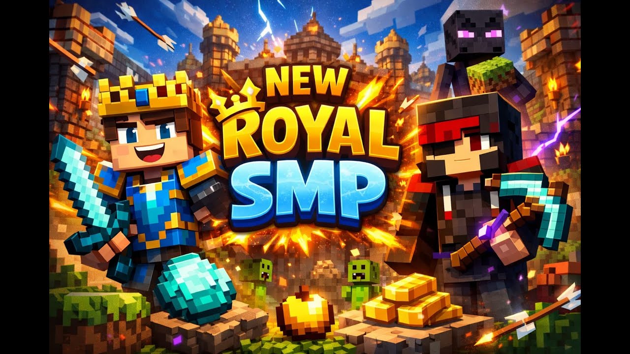 Minecraft wow New Royal Smp live | #shortslive