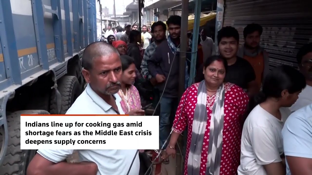 Indians queue for cooking gas as Iran war fuels shortage fears