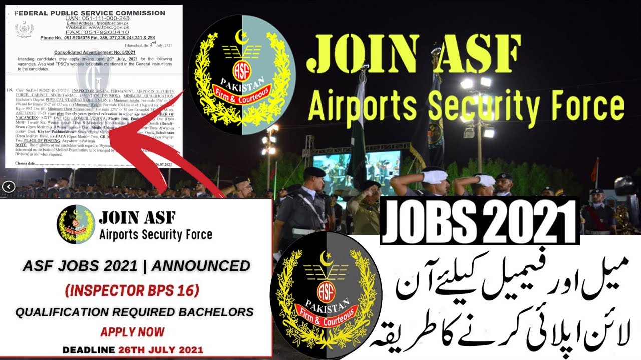Asf new Jobs Announcement 2021