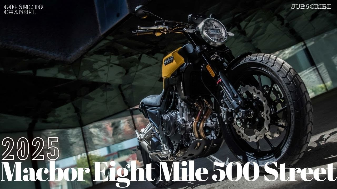 2025 Macbor Eight Mile 500 Street : A Stunning Midweight Retro Bike with Modern Power