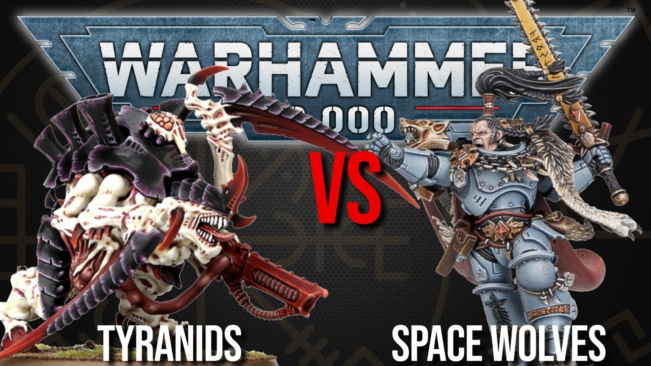 Tyranids Vs Space Wolves - Warhammer 40k 10th Edition
