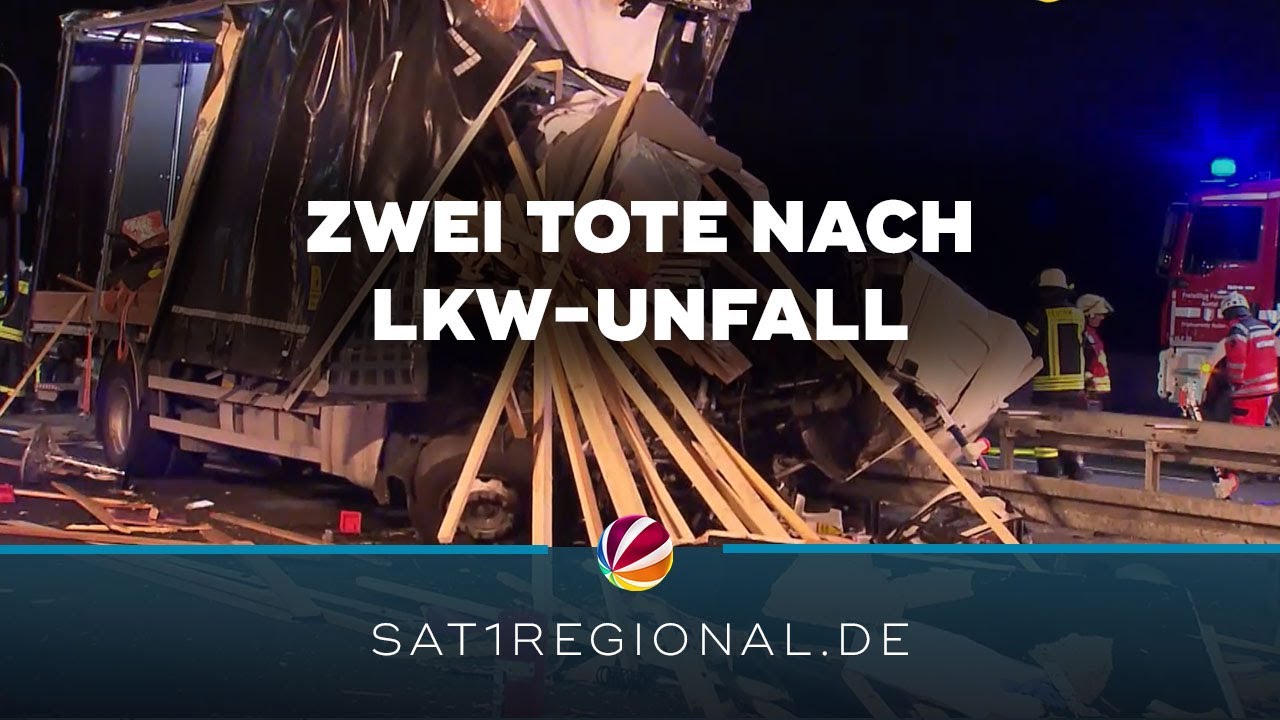 Zwei Tote nach Lkw-Unfall auf A2 bei Auetal