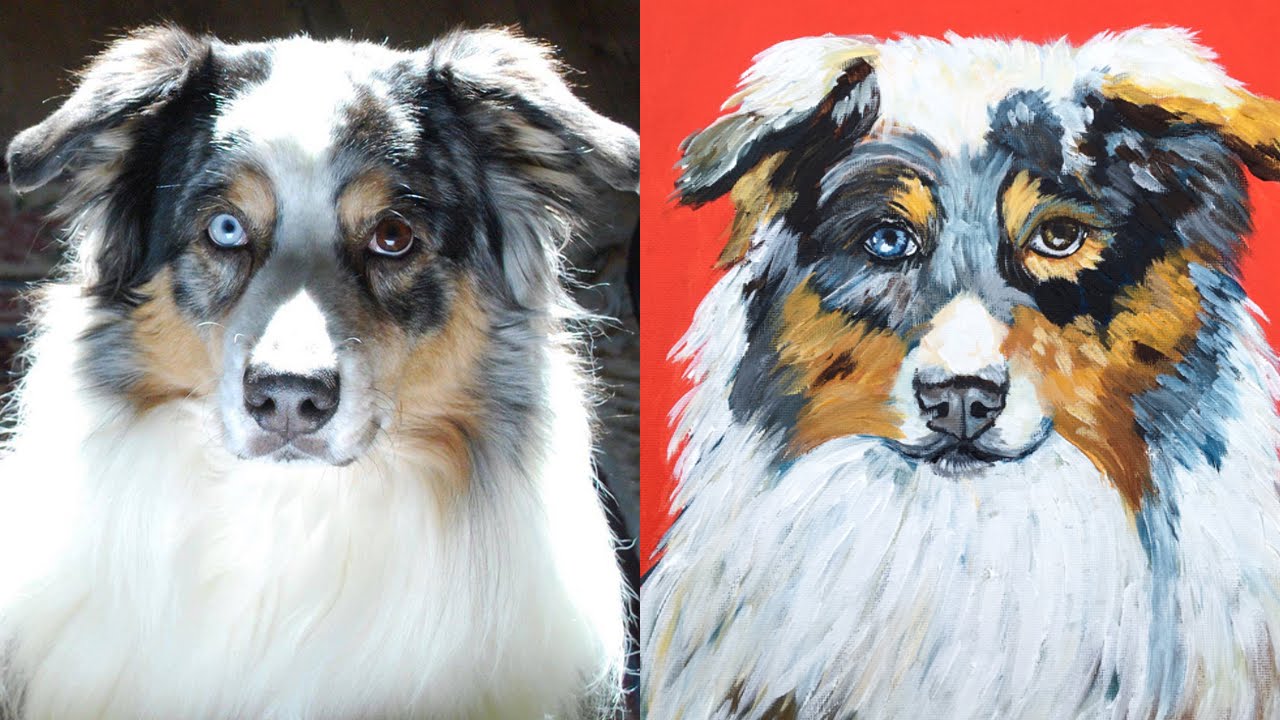 PAINT YOUR PET PARTY from your own photo tutorial | TheArtSherpa