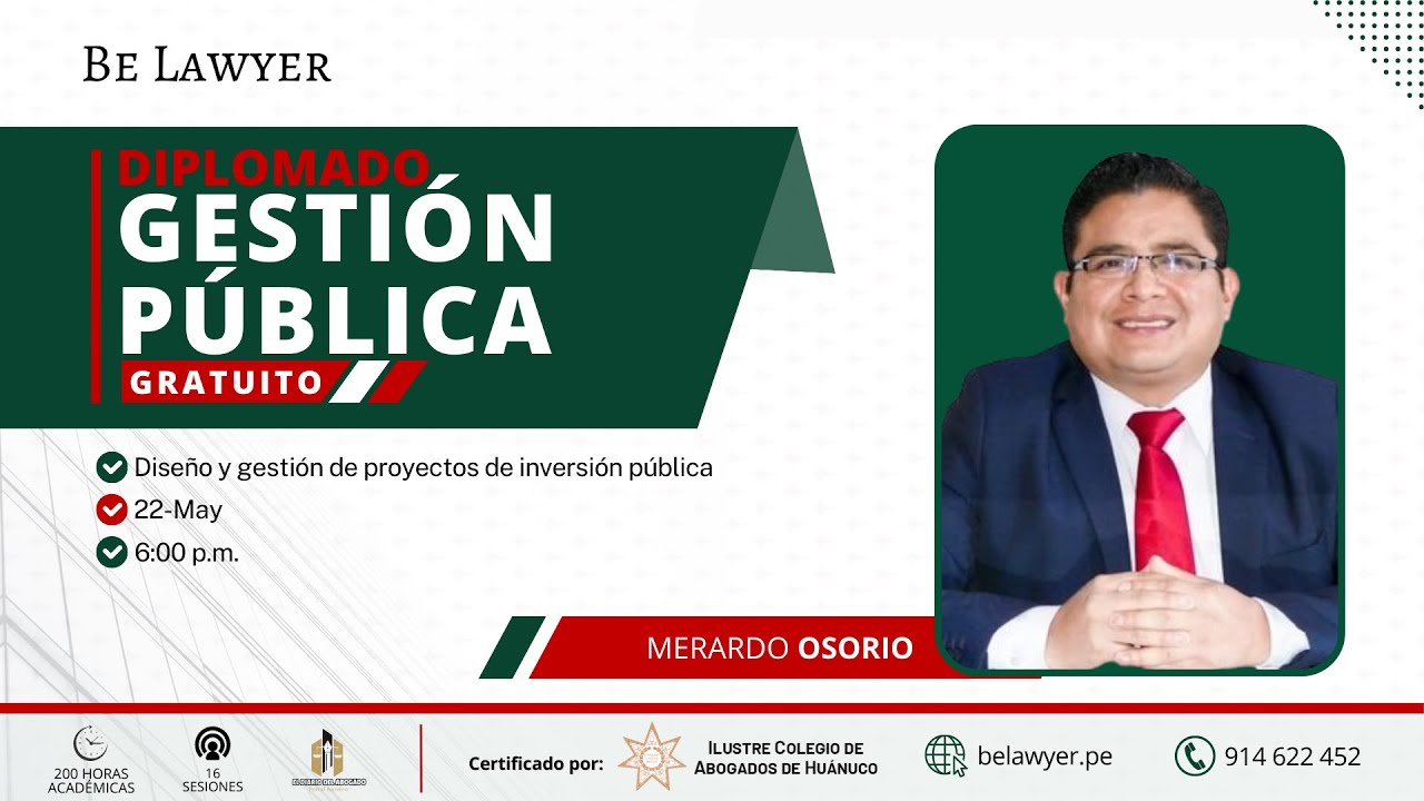 9. Dise&ntilde;o y gesti&oacute;n de proyectos de inversi&oacute;n p&uacute;blica
