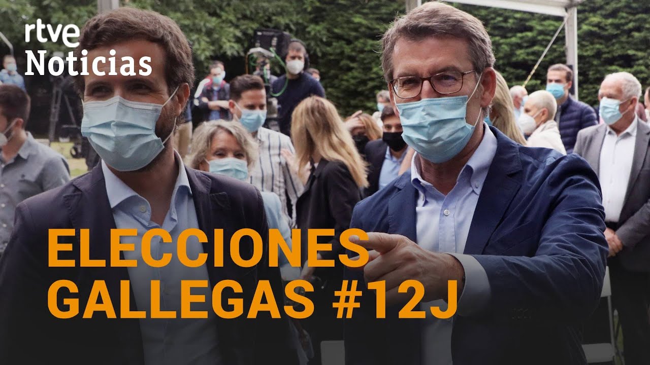 CASADO y FEIJÓO presentan a los CANDIDATOS DEL PP AL PARLAMENTO GALLEGO | RTVE