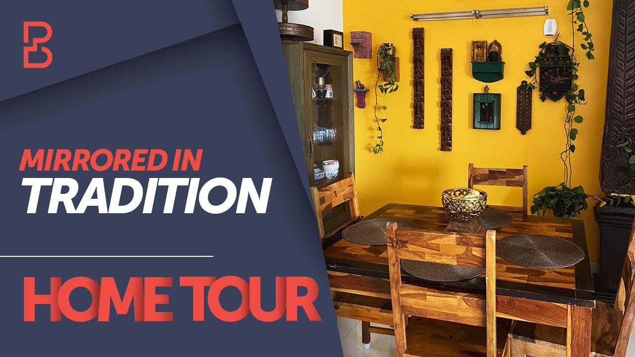3BHK Apartment Tour - Indian Style Traditional Home Interior Design at Purva Palm Beach, Bangalore