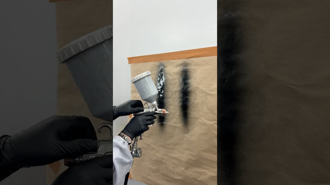 Как правильно и быстро настроить краскопульт для базы и лака