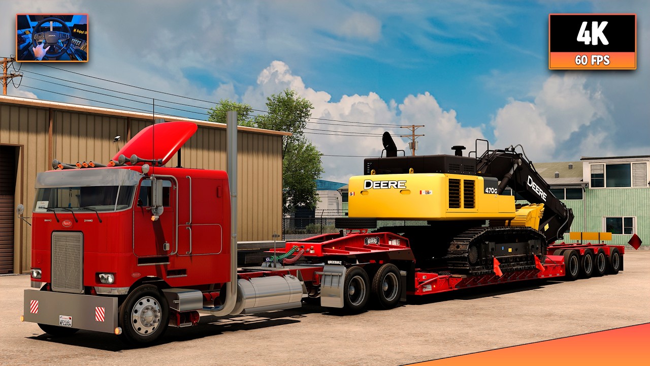 Peterbilt 362 + Cummins N14 | Camp Verde - Gallup | ATS 1.58 4K Gameplay + Wheel Cam