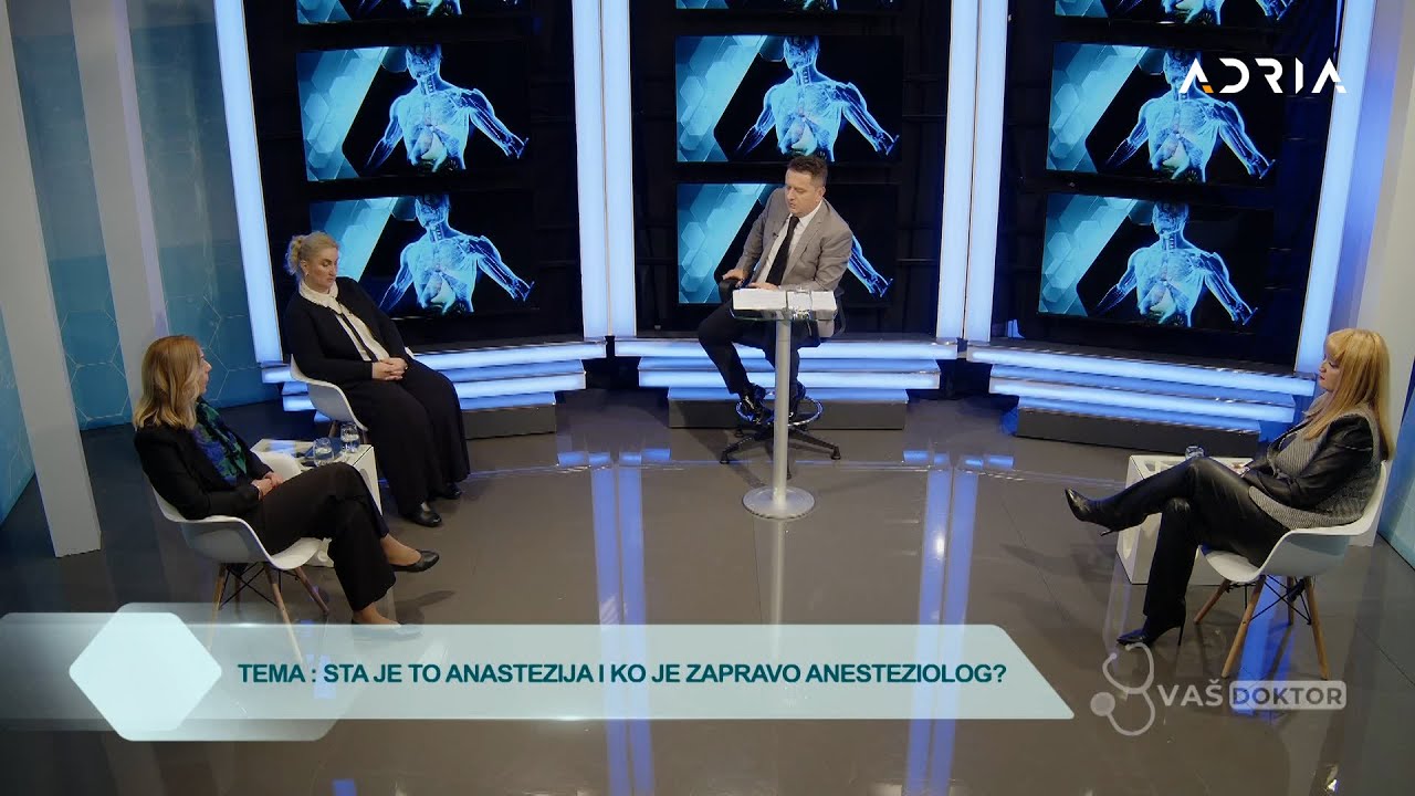 Što je to anestezija i ko je zapravo anesteziolog? VAŠ DOKTOR sa Vlatkom Stijepovićem 03.12.2023.