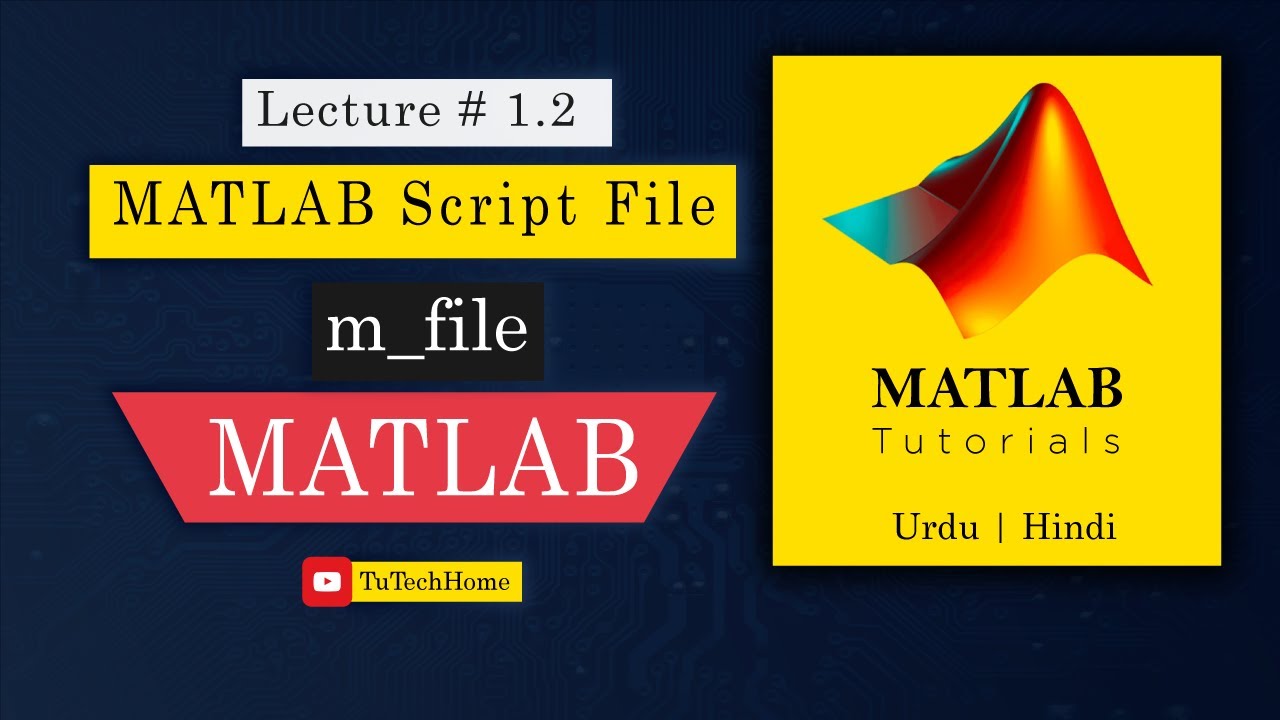 1.2 - MATLAB script file, saving commands, m_file | URDU, HINDI |