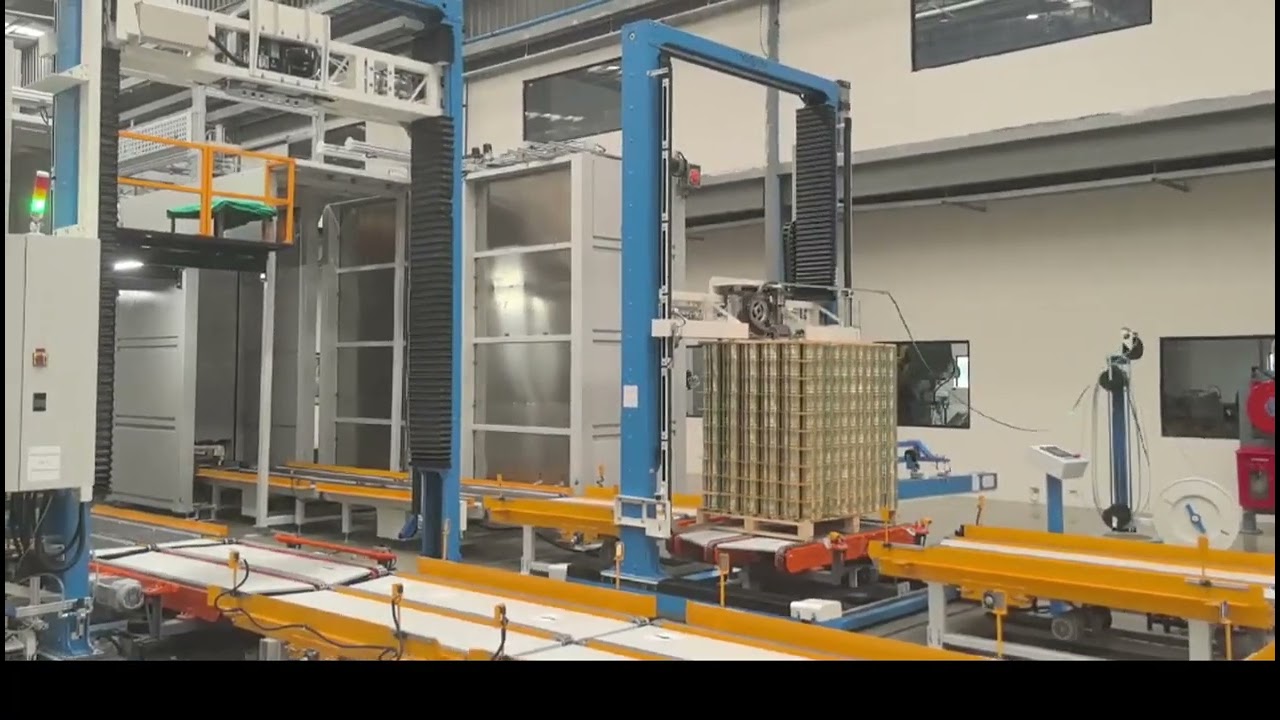 Mastek Pack fully automatic pallet strapping machine