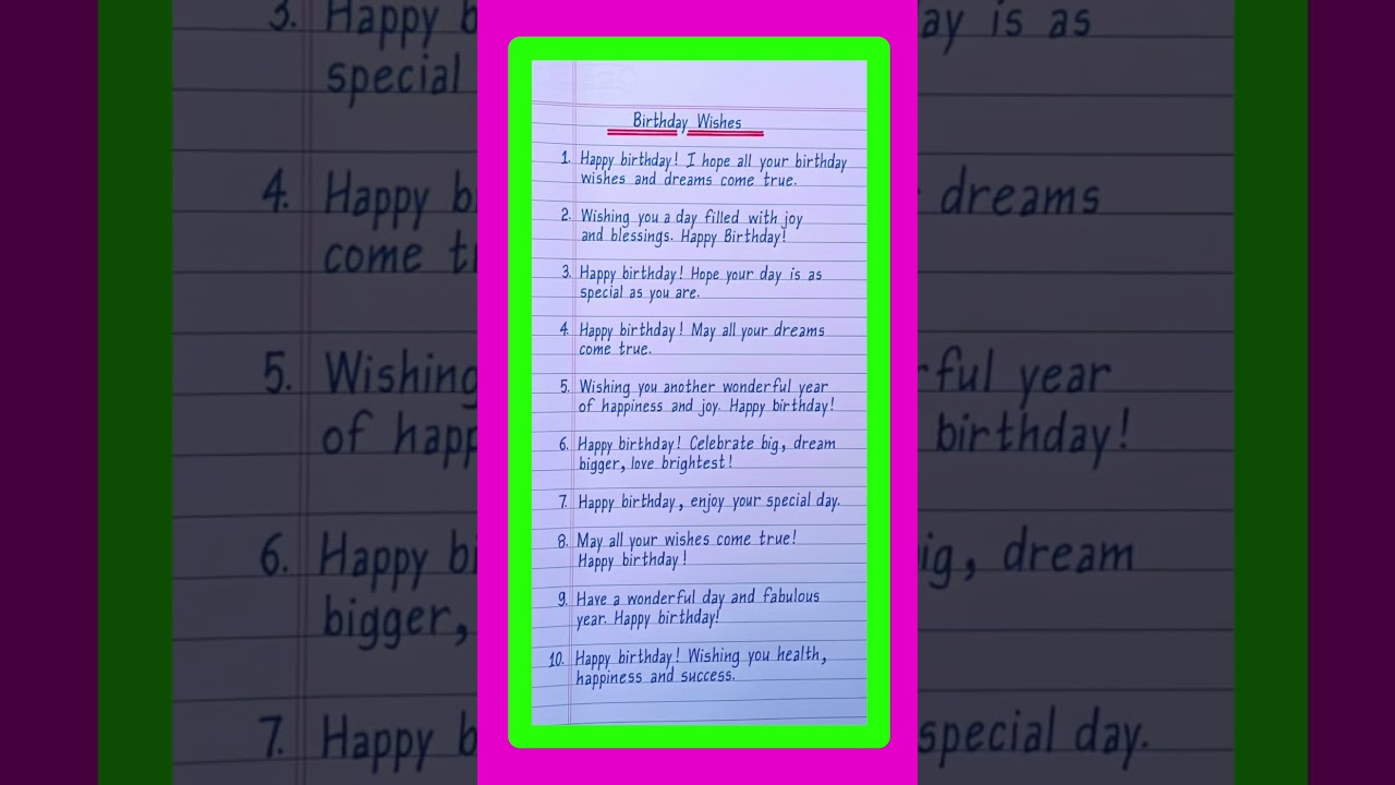 Happy Birthday Day Wishes Message | Birthday Wishes Messages | Happy Birthday Wishes