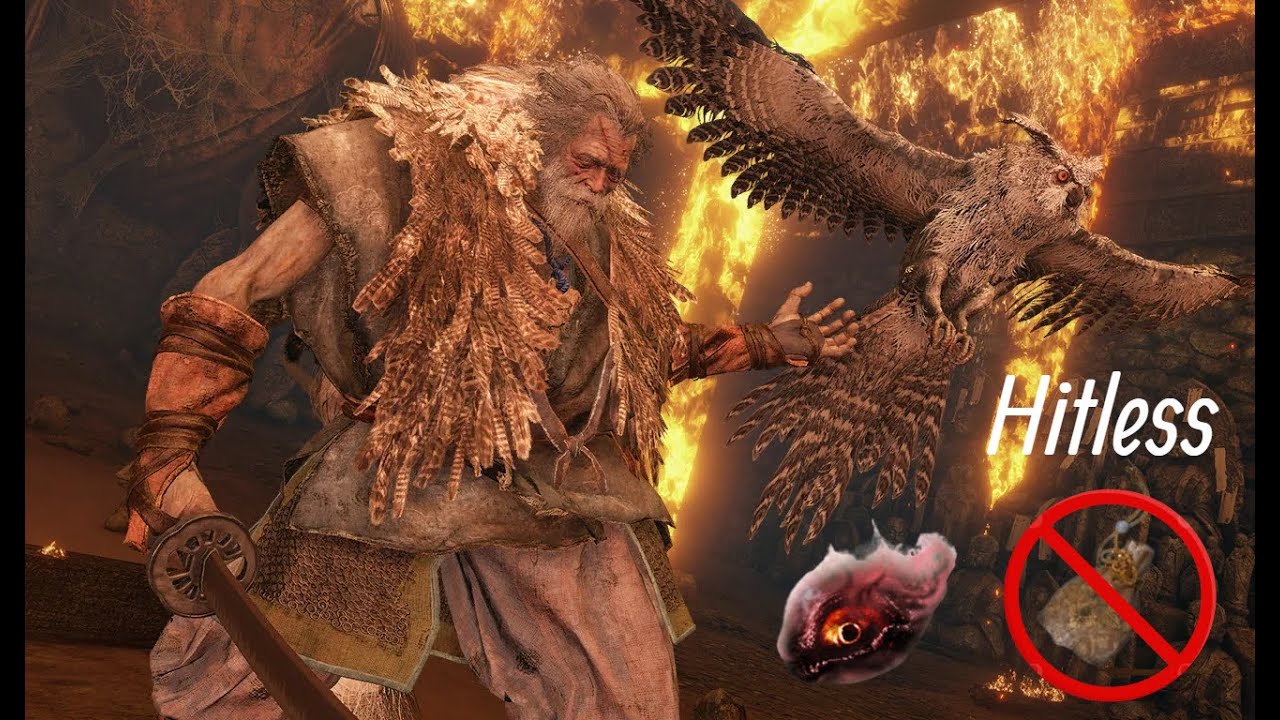The hardest (and best) boss in Sekiro (Inner Owl Demon Bell/No Kuro's Charm/Hitless)
