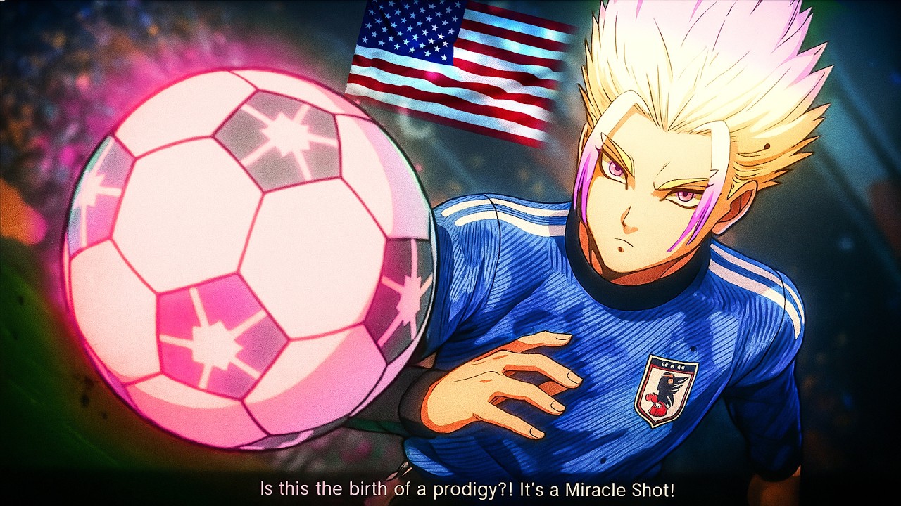 Blue Lock U-20 Japan vs Captain Tsubasa – USA - 4K60FPS