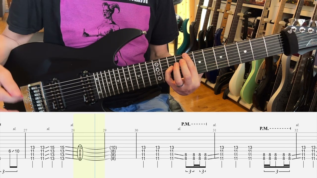 Deftones - my mind is a mountain (Guitar Playthrough with Tabs)